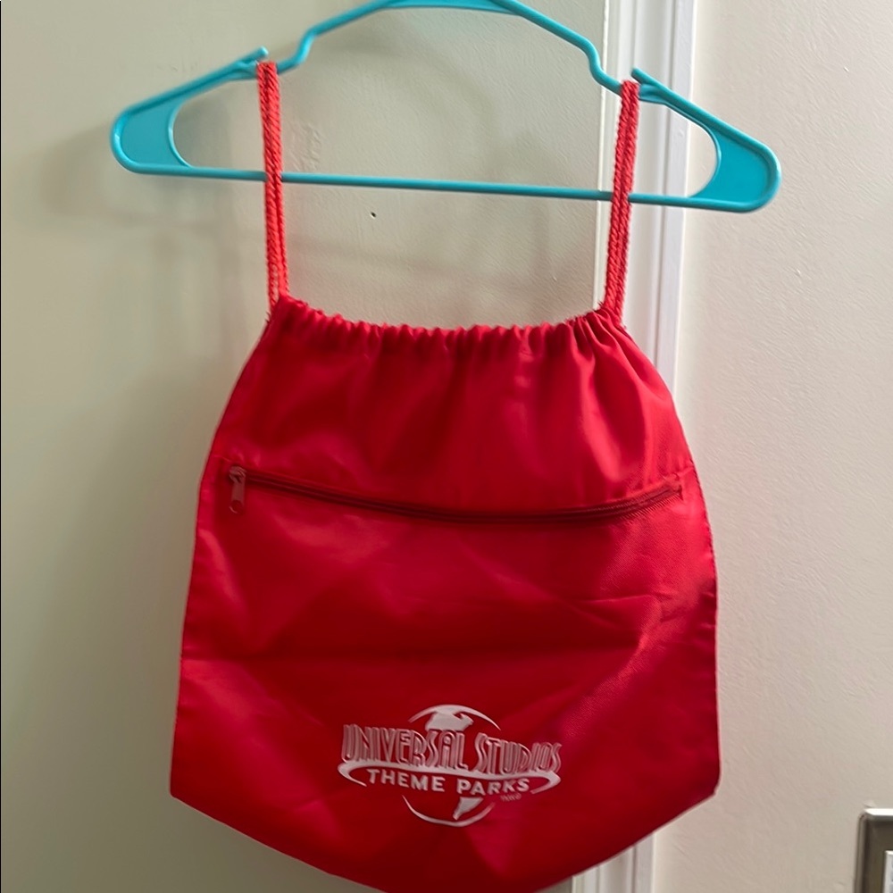Universal Red Stylish Drawstring Bag
